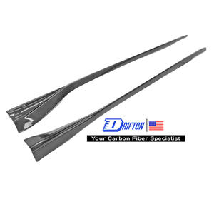 Falda lateral de fibra de carbono seca estilo VRS para Toyota GR86 ZN8 Subaru BRZ ZD8 - Product Image 1