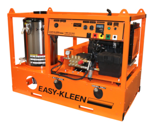 Nettoyeur haute pression industriel à eau chaude et à gazole, conçu pour des tâches de nettoyage puissantes dans les usines et ateliers. - Product Image 1