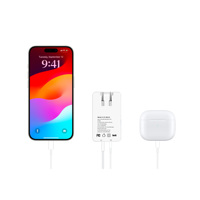 Nouvel adaptateur secteur mince PD 30W USB-A + USB-C à broches pliables, compatible avec les téléphones portables, les tablettes et les écouteurs Bluetooth