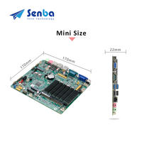 Carte mère embarquée pour affichage numérique Single Lan N4020 DDR4 SATA3.0 MSATA M.2 LPT 10 USB 2 COM PS2 170x170