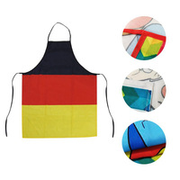 Tablier de drapeaux nationaux du Chili imperméable personnalisé en polyester de taille 100% de livraison directe