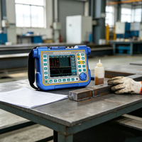 JTA-960 Instrumento de Prueba Industrial Portátil, Detector de Defectos Ultrasónico Inteligente con Estuche de Plástico, Dispositivo de Prueba para Laboratorio