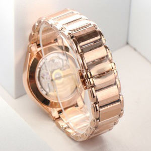 Matériau en acier inoxydable. Convient à la fois aux tenues décontractées et professionnelles. Montre mécanique. Montre pour homme. Montre multifonctionnelle - Product Image 3