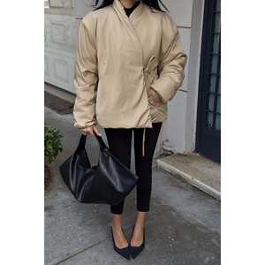 Manteau d'hiver en duvet Chleo pour femme, crème, doux et élégant - Product Image 4