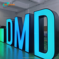 Lettres lumineuses LED décoratives sur pied, personnalisées en usine SP SIGN, 2ft, 3ft, 4ft, 5ft, pour enseignes et décorations