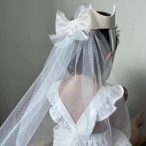 Children and Adults Princess Hair Accessories Knotted Hair Accessories Princess Veil Long Bridal Veils