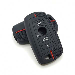 Funda de Silicona Estilo Panal para Llave de BMW Serie 5/3/1 320Li 528 X3 X4, Modelo BM-C, Anti-caídas - Product Image 4