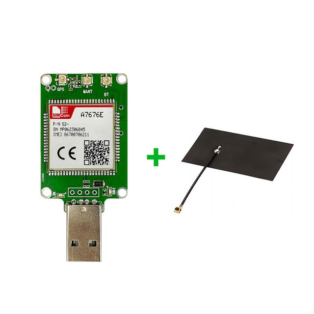 A7676E USB Dongle SICMOM 4G LTE CAT1 Global Version No GNSS Wireless Equipments A7670E Cellular Modems Iot Solutions WiFi Dongle