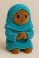 Peluche Musulmane Personnalisée OEM Série Religieuse, Mignonne Poupée Compagnon Dessin Animé, Cadeau d'Ambiance de Fête, Coussin Pendentif