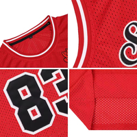 Camiseta de Baloncesto Personalizada sin Mangas, Transpirable, Estilo Retro para Hombre, con Bordado en Tela Tackle Twill, Uniforme Deportivo Vintage