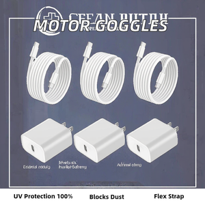 2 حزمة شحن سريع نوع C كتلة شاحن حائط لفون 16/15/14/13/12/12/Xs/XR-محول USB C طويل مع طاقة خرج 30 واط - Product Image 3