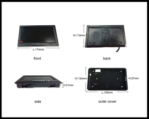 7 inch HD <span class=keywords><strong>LCD</strong></span> Monitor xe phía sau xem màn hình hiển thị TFT Giao diện - Product Image 6