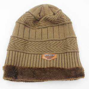 Sombrero cálido <span class=keywords><strong>de</strong></span> Venta caliente <span class=keywords><strong>para</strong></span> hombres y mujeres en otoño e invierno Sombrero <span class=keywords><strong>de</strong></span> protección auditiva <span class=keywords><strong>de</strong></span> punto grueso <span class=keywords><strong>de</strong></span> lana Sombrero <span class=keywords><strong>de</strong></span> Jersey frío <span class=keywords><strong>para</strong></span> hombres - Product Image 4