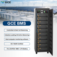 BMS intelligent haute tension 2U 75S 240V 50A avec conception GCE pour stockage d'énergie industriel et onduleurs (UPS)