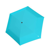 Parapluie de voyage portable pliable compact pour femme adulte, moderne, manuel, 5 plis, anti-UV, mini, en pongé, pour l'extérieur