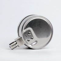 Diaphragm Pressure Gauge - Stainless Steel Gas Pressure Gauge High-temperature Resistant Overpressure Prevention Type