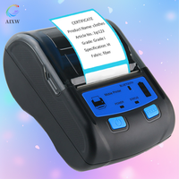 AIXW Petite machine à étiqueter Mini imprimante portable Etiquette adhésive 2 pouces Mini imprimante de logo Imprimante d'étiquettes thermique 58mm
