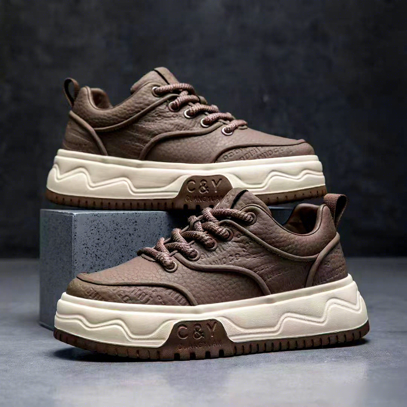 Men s Microfiber Shoes Breathable Leather