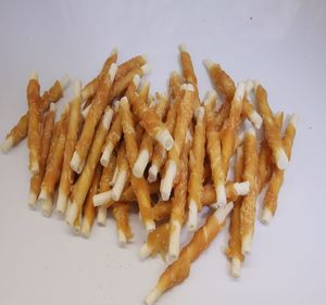 Nourriture pour animaux de compagnie Chien Snack Poulet Canard Boeuf Enveloppé Peau de vache Rouleau Chien Dents Bâton De Nettoyage Colle À Mâcher - Product Image 6