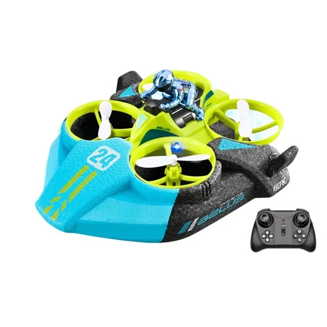 3 in 1 Sea Land Air Flight RC Mini Drone Altitude Hold Headless Mode 2.4G Remote Control Quadcopter Boat RC Helicopter