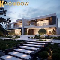 KNOWDOW kabinet TV desain Modern mewah mengambang bahan berkualitas tinggi laci dan penyimpanan di Villa Hotel ruang keluarga TV Komode