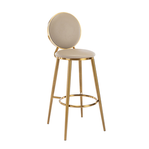 <span class=keywords><strong>Chaise</strong></span> de bar de luxe confortable, fabrication en usine, tabouret de bar de <span class=keywords><strong>haute</strong></span> qualité, cadre en métal et velours - Product Image 2