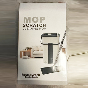 Mopa Plana Autolimpiante Económica al por Mayor con Raspador y Cubo Práctico para Tareas de Limpieza de Suelos Interiores del Hogar - Product Image 5