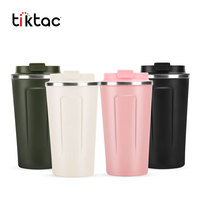 Nouveau gobelet à double paroi de logo personnalisé de concepteur tasse à café en acier inoxydable réutilisable sous vide tasse avec couvercle