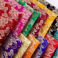 Tissu brocart chinois coloré de haute qualité avec jacquard pour kimono, cheongsam, sacs, chaussures – Prix abordable