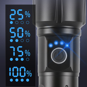 XHP70 30W LED ไฟฉายสีขาวแบบชาร์จไฟได้ แสงซูมระยะไกล - Product Image 1