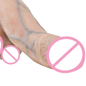 Dildo realistis besar dengan simpul untuk wanita mainan seks dengan bahan lukisan pembuluh darah dan pembuluh darah tahan lama untuk wanita - Product Image 4