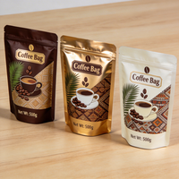 Nouvel Arrivage – Sachet Doypack Personnalisé Réutilisable avec Fermeture Zip pour Emballage de Café, Conception sur Mesure, Sac en Mylar