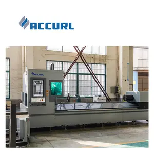 ACCURL 20KW chinês fibra laser corte máquina com corte espessura 20mm laser corte máquina de metal