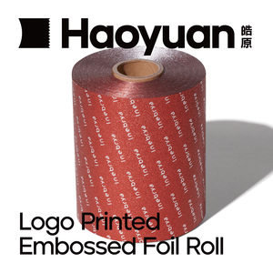 لفائف من رقائق الشعر منقوشة برقائق هاويوان لتسليط الضوء على تلوين تصفيف الشعر طباعة مخصصة عالية الجودة مع نقش الشعار - Product Image 6