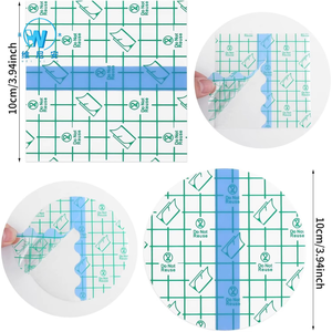 Pansements transparents pré-coupés Yimmer 10cm*10cm, <span class=keywords><strong>film</strong></span> auto-adhésif pour coupures et brûlures mineures, imperméables et respirants - Product Image 2