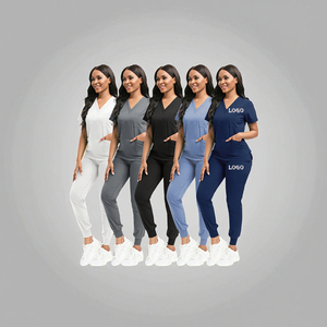 Conjuntos de Uniformes Médicos Unisex con Logotipo Personalizado, Uniformes de Enfermería de Alta Calidad con Diseño Bordado, Uniformes para Personal de Hotel, Uniformes de Maternidad para Enfermeras, OEM - Product Image 3