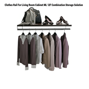 Rail à vêtements pour armoire de salon ML 12F, solution de rangement combinée - Product Image 2