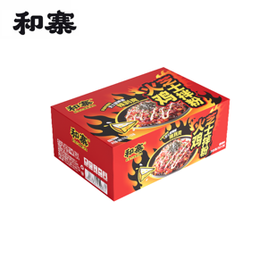 <span class=keywords><strong>Nouilles</strong></span> instantanées épicées au fromage, faibles en gras, marque Hezhai, repas en 5 minutes, 12 tasses - Product Image 3
