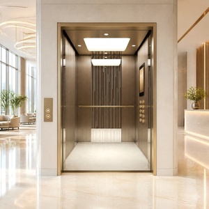 Ascensore Veloce e Fluido Senza Ingranaggi per Uffici, Hotel ed Edifici Commerciali, 4 Piani per 6-8 Persone - Product Image 1