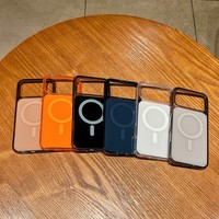 Nouvelle coque de téléphone tendance pour iPhone 17 Pro Max, compatible avec la charge sans fil, protection de l'appareil photo, accessoires pour iPhone 13 14 15 16 17