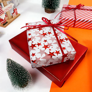<b>Christmas</b> Gift <b>Wrapping</b> 43x300cm Disposable Coated Silicone Virgin <b>Rolls</b> <b>Paper</b> - Product Image 3