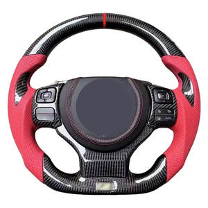 Volante de Fibra de Carbono Personalizado para <span class=keywords><strong>Lexus</strong></span> IS250 IS350 ES ES300 GS350 <span class=keywords><strong>NX</strong></span> CT200 RC <span class=keywords><strong>NX</strong></span> GX GS ES IS RX, en Cuero - Product Image 3