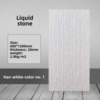 Rideau d'eau en briques pour mur en pierre artificielle en PU au design moderne pour l'extérieur, cour, piscine, hôtel, école ou table