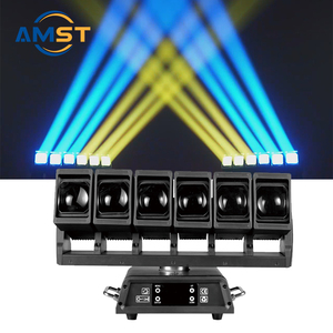 Ed INI ving oving 6 EAD eeam ight 6 uds. 60W wwinging Moving bar Ave bar nake AMP mx512 onontrol <span class=keywords><strong>para</strong></span> Vent J - Product Image 1