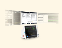 Moniteur patient multiparamètres Comen ND12, écran tactile 12,1 pouces, moniteur de signes vitaux pour salle d'opération de l'unité de soins intensifs, hôpital