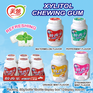 Logotipo personalizado Xylitol Energía Goma de mascar Halal Multi Sabor Goma de mascar - Product Image 4