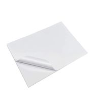 Haute Blanc Brillant Enduit 100um Papier Auto-adhésif A4 Jet D'encre PP 50pcs Matériel Adhésif Imprimable Étiquette Taille pour Imprimante