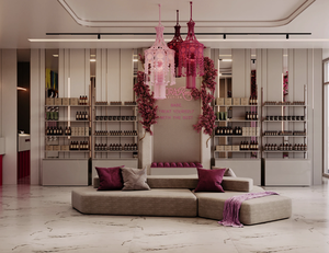 Mobilier <span class=keywords><strong>de</strong></span> <span class=keywords><strong>salon</strong></span> <span class=keywords><strong>de</strong></span> coiffure professionnel sur mesure, design luxueux, station <span class=keywords><strong>de</strong></span> travail avec miroir, éclairage LED, écologique et durable - Product Image 3