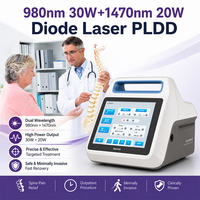 Décompression discale laser percutanée de la colonne vertébrale 1470nm+980nm, appareil laser PLDD pour la chirurgie laser du dos