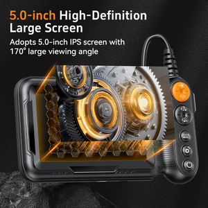 Offre Spéciale endoscope industriel portatif <span class=keywords><strong>de</strong></span> tuyau <span class=keywords><strong>d</strong></span>'égout Full HD 5 pouces IP67 étanche 8.5mm réparation rigide inspecter l'outil caméra <span class=keywords><strong>d</strong></span>'endoscope - Product Image 2